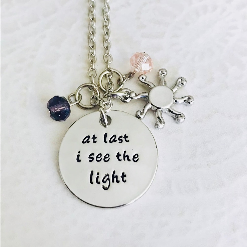 Disney inspired Tangled Rapunzel necklace